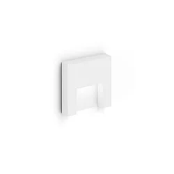 Luminaria de pared empotrable RETO WALL REC 0.8 IP20, blanco mate 