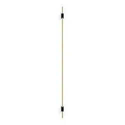 Luminaria de pared FINLIN 3.0 de 1 llama, indirecta IP20, champán, negro mate regulable