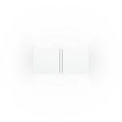 Luminaria de pared CG SQUARE 2P SMALL G9 IP20, blanco mate