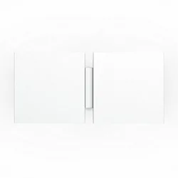 Luminaria de pared CG SQUARE 2G BIG E27 IP20, blanco mate