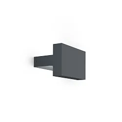 Luminaria de pared para exteriores PALOS OUTDOOR WALL SURF 2.0 IP65, antracita regulable