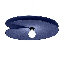 Luminaria colgante SPIRRA SOFT 2.0 E27 IP20, azul índigo
