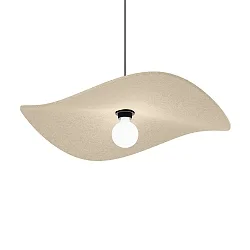 Luminaria colgante WAVE SOFT 1.0 E27 IP20, piedra caliza