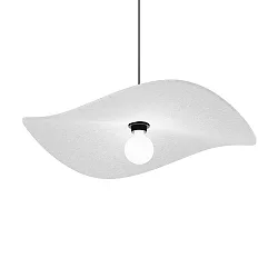 Luminaria colgante WAVE SOFT 1.0 E27 IP20, gris mármol