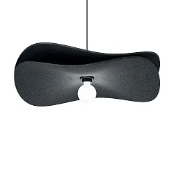 Luminaria colgante WAVE SOFT 2.0 E27 IP20, antracita