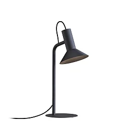 Luminaria de mesa ROOMOR TABLE 1.1 - PAR16 / SHADE 1.0 con interruptor, con enchufe, ajustable GU10 IP20, mate, negro intenso 