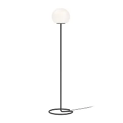 Luminaria de pedestal DRO FLOOR 3.0 - 165CM con interruptor, con atenuador de cable E27 IP20, blanco opalino