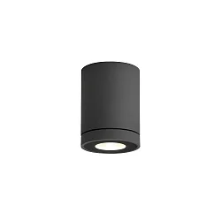 Luminaria de techo para exteriores TUBE 1.0 PAR16 abajo, cilíndrico, rígido GU10 IP65, antracita