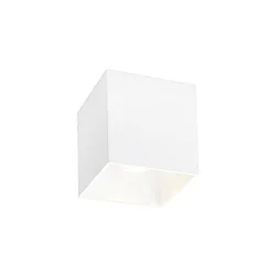 Luminaria de techo para exteriores BOX OUTDOOR CEILING SURF 1.0 IP65, blanco mate regulable