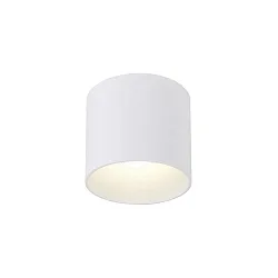 Luminaria de techo para exteriores BOX OUTDOOR CEILING SURF 1.0 IP65, blanco mate regulable