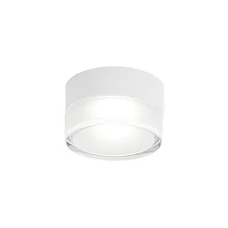 Luminaria de techo BLAS 1.0 redondo, versión de montaje en superficie IP65, mate, blanco tráfico regulable