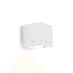 Luminaria de pared para exteriores TUBE CARRÉ WALL 1.0 PAR16 un lado GU10 IP65, blanco