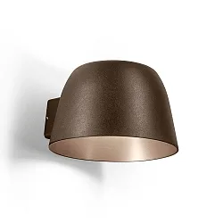 Luminaria de pared para exteriores SWAM OUTDOOR WALL SURF 2.0 IP65, color bronce regulable