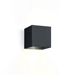 Luminaria de pared para exteriores BOX OUTDOOR WALL SURF 2.0 IP65, antracita regulable