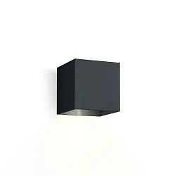 Luminaria de pared para exteriores BOX OUTDOOR WALL SURF 1.0 IP65, antracita regulable