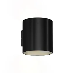 Luminaria de pared para exteriores RAY 2.0 Arriba-Abajo, ajustable IP65, negro regulable
