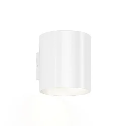 Outdoor LED Wall luminaire RAY 3.0, Up&Down, IP65, 2x 3W 3000K, dimmable, angle adjustable, white