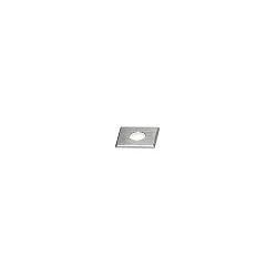 Luminaria empotrable en suelo CARD 0.2 IP67, aluminio cepillado 