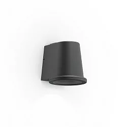 Luminaria de pared para exteriores CLASCO 1.0 IP65, antracita regulable
