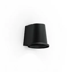 Luminaria de pared para exteriores CLASCO 1.0 IP65, negro mate regulable
