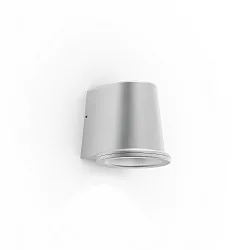 Luminaria de pared para exteriores CLASCO 1.0 IP65, aluminio regulable