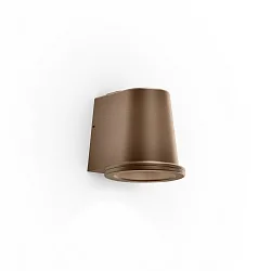 Luminaria de pared para exteriores CLASCO 1.0 IP65, color bronce regulable