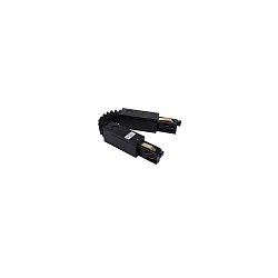 Conector flexible trifásico, negro