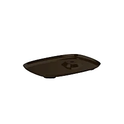 Accessory for LED Battery Table lamp REVER DINING - Single charging tray with fall protection, bronze