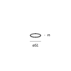 Anillo de seguridad MR16 / LED / PAR16 Ø 5cm