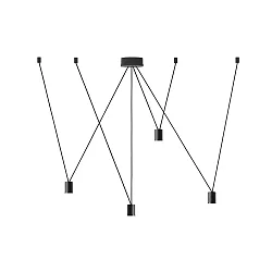 Kit de montaje WIRO CEILING SUSP SET DECENTER 4.0, negro