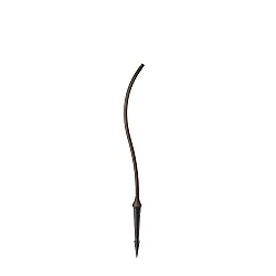 Pie de la luminaria SWAM CURVED POLE 600, color bronce