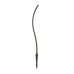 Pie de la luminaria SWAM CURVED POLE 800, color bronce