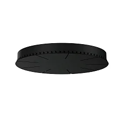 Roseta de techo 9 veces, negro