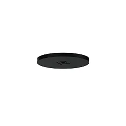 Roseta de techo simple, negro