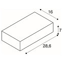 SLV Luminaria de pared SHELL 30, blanco