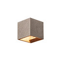 Luminaria de pared SOLID CUBE G9, negro 