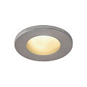 Luz downlight DOLIX OUT QPAR51 redondo, r�gido GU10 IP65, cromado mate regulable