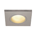 Luminaria empotrable para techos DOLIX OUT GU10 IP 65, gris plateado