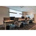 SLV LED Pendant luminaire GLENOS, 100cm, UGR, 52W 3000K, black matt