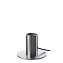 SLV Luminaria de mesa FITU TL con interruptor E27 IP20, aluminio cepillado 