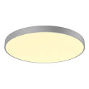 SLV Luminaria de techo MEDO 90 CL AMBIENT Arriba-Abajo, controlable por DALI, CCT Switch IP20, gris regulable