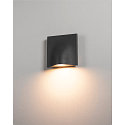 SLV Luminaria de pared para exteriores VILUA II WL IP54, antracita