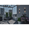 SLV Luminaria de pared para exteriores VILUA UP/DOWN IP54, antracita