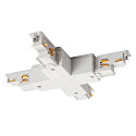Conector en X trif�sico S-TRACK PHASE & DALI versi�n de montaje en superficie, controlable por DALI, blanco