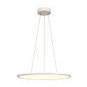 Luminaria colgante PANEL 60 DALI LED redondo, blanco