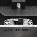 SLV Luminaria de pared para exteriores ENOLA ROUND SINGLE CCT - L abajo, grande, CCT Switch IP65, antracita 