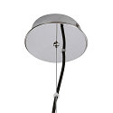 SLV Luminaria colgante PANTILO CONVEX 40 E27, cromo