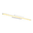 Luminaria de espejo GLENOS� 60 abajo, angular, conmutable IP20, blanco 