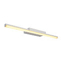 Luminaria de espejo GLENOS� 60 abajo, angular, conmutable IP20, plata 