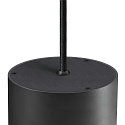 Luminaria colgante OCCULUS PD SINGLE DTW Dim-To-Warm IP20, negro, transparente regulable